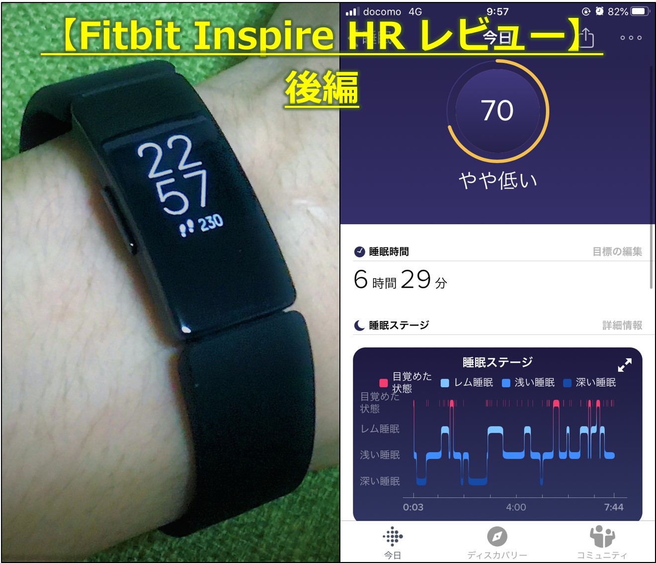 睡眠管理に最適！安価スマートウォッチ「Fitbit inspire HR」レビュー ...